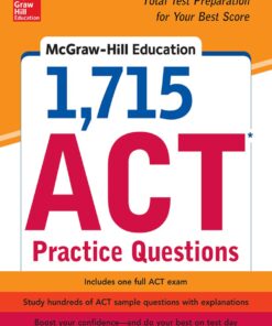 McGraw-Hill Education 1,715 ACT Practice Questions eBook