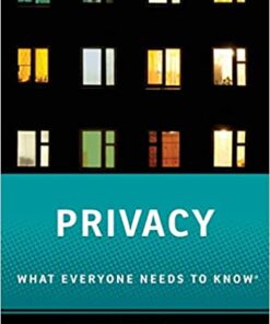 Privacy: What Everyone Needs to Know® eBook