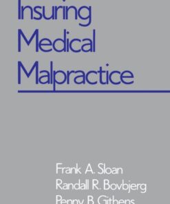 Insuring Medical Malpractice eBook