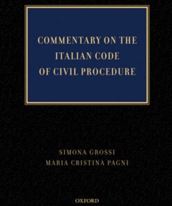 Commentary on the Italian Code of Civil Procedure eBook