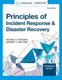 MindTap for Whitman/Mattord's Principles of Incident Response and Disaster Recovery, 3rd Edition [Instant Access], 1 term eBook