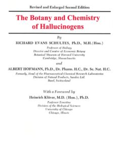 The Botany and Chemistry of Hallucinogens eBook