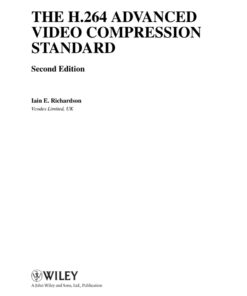 The H.264 Advanced Video Compression Standard eBook