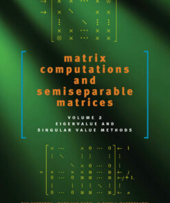 Matrix Computations and Semiseparable Matrices: Eigenvalue and Singular Value Methods eBook