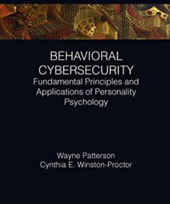 Behavioral Cybersecurity: Fundamental Principles and Applications of Personality Psychology eBook