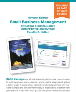 SAGE Vantage: Small Business Management: Creating a Sustainable Competitive Advantage eBook