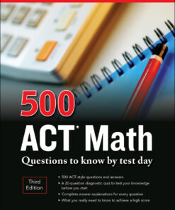 500 ACT Math Questions to Know by Test Day, Third Edition eBook