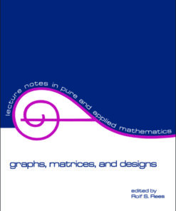 Graphs, Matrices, and Designs eBook