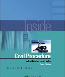 Inside Civil Procedure: What Matters and Why eBook