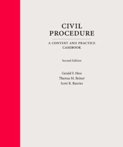 Civil Procedure: A Context and Practice Casebook eBook