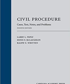 Civil Procedure: Cases, Text, Notes, and Problems, Fourth Edition eBook