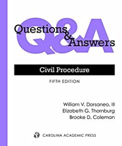 Questions & Answers: Civil Procedure, Fifth Edition eBook