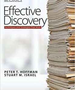 Effective Discovery: Techniques and Strategies That Work eBook