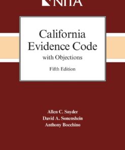 California Evidence Code with Objections eBook