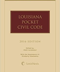 Louisiana Pocket Civil code, 2016 Edition eBook