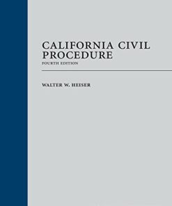 California Civil Procedure, Fourth Edition eBook