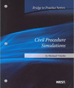 Vitiello's Civil Procedure Simulations: Bridge to Practice eBook