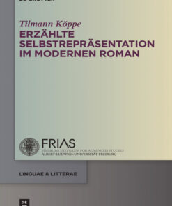 Erzählte Selbstrepräsentation im modernen Roman eBook