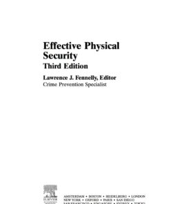 Effective Physical Security eBook