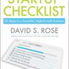 The Startup Checklist: 25 Steps to a Scalable, High-Growth Business eBook