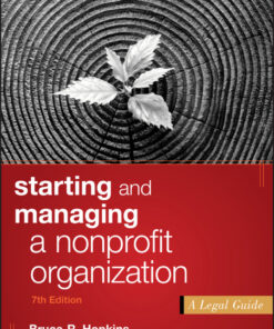 Starting and Managing a Nonprofit Organization: A Legal Guide eBook