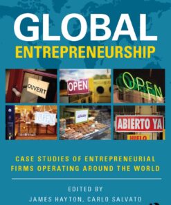 Global Entrepreneurship: Case Studies of Entrepreneurial Firms Operating around the World eBook