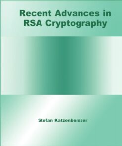 Recent Advances in RSA Cryptography eBook