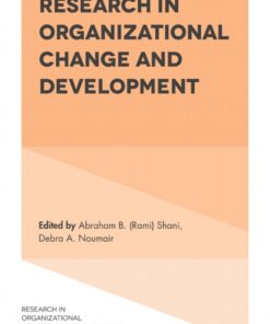 Research in Organizational Change and Development eBook