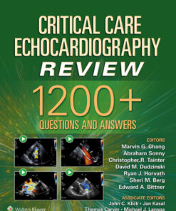 Critical Care Echocardiography Review :1200 Questions and Answers eBook