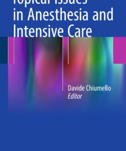 Topical Issues in Anesthesia and Intensive Care eBook