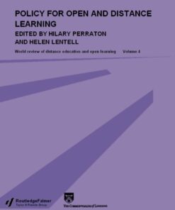 Policy for Open and Distance Learning: World review of distance education and open learning Volume 4 eBook