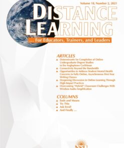 Distance Learning: Volume 18 #2 eBook