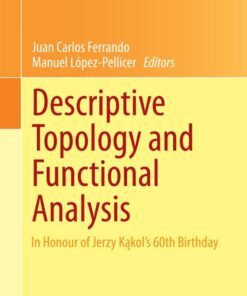 Descriptive Topology and Functional Analysis: In Honour of Jerzy Kakol’s 60th Birthday eBook