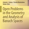 Open Problems in the Geometry and Analysis of Banach Spaces eBook