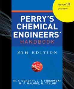 PERRYS CHEMICAL ENGINEERS HANDBOOK 8/E SECTION 13 DISTILLATION eBook