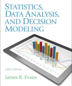 Statistics, Data Analysis, and Decision Modeling, 5th Edition eBook