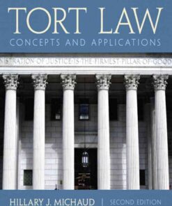 Tort Law: Concepts and Applications, 2nd Edition eBook