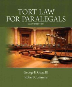 Tort Law for Paralegals, 2nd Edition eBook