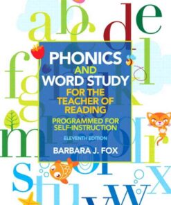 Phonics and Word Study for the Teacher of Reading: Programmed for Self-Instruction, 11th Edition eBook