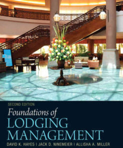 Foundations of Lodging Management, 2nd Edition eBook
