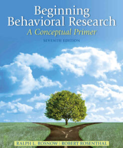 Beginning Behavioral Research: A Conceptual Primer, 7th Edition eBook