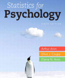 Statistics for Psychology, 6th Edition eBook