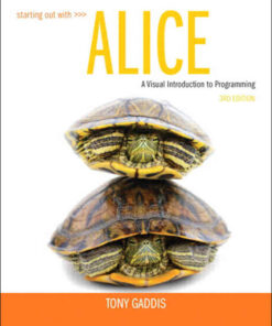 Starting Out with Alice, 3rd Edition eBook
