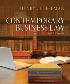Contemporary Business Law, 8th Edition eBook