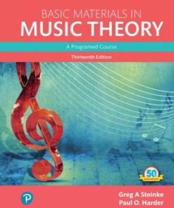 Basic Materials in Music Theory: A Programmed Approach, 13th Edition eBook