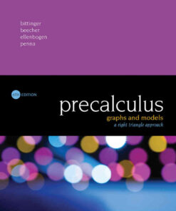 Precalculus: Graphs and Models, A Right Triangle Approach, 6th Edition eBook