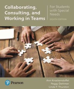 Collaborating, Consulting, and Working in Teams for Students with Special Needs, 8th Edition eBook