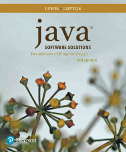 Java Software Solutions: Foundations of Program Design, 9th Edition eBook