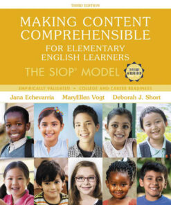 Making Content Comprehensible for Elementary English Learners: The SIOP Model, 3rd Edition eBook