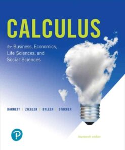 Calculus for Business, Economics, Life Sciences, and Social Sciences, 14th Edition eBook